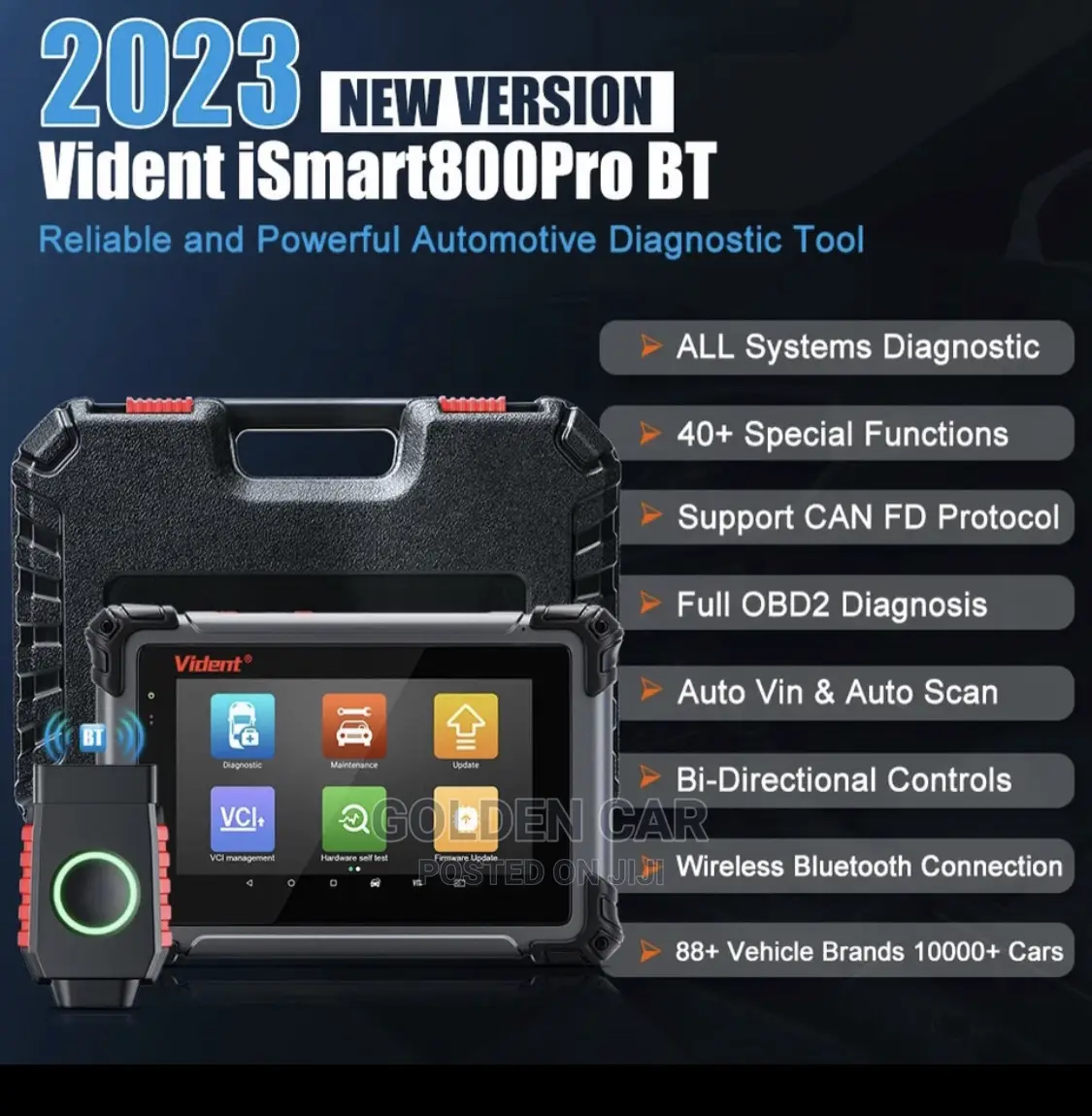 Vident Ismart800 Bt Pro Obd2 Car Diagnostic Scanner