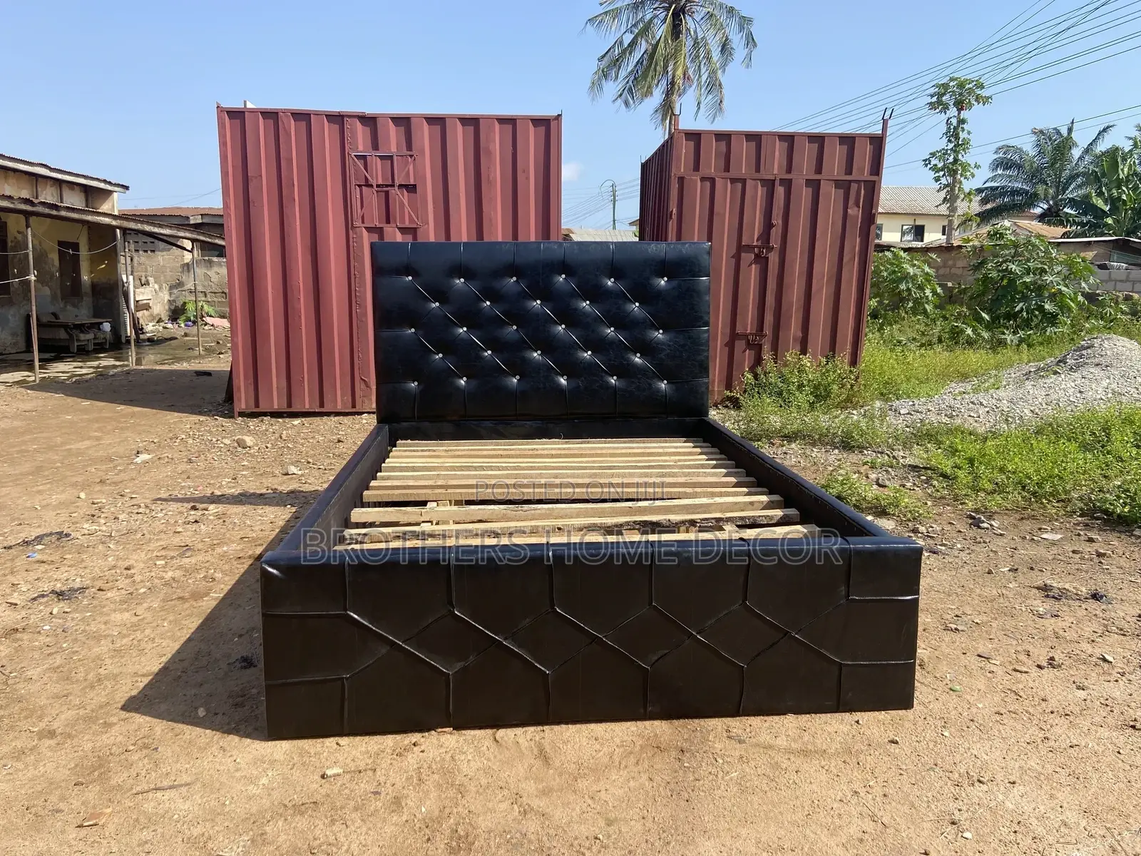 Black Double Bedframe With Free Delivery