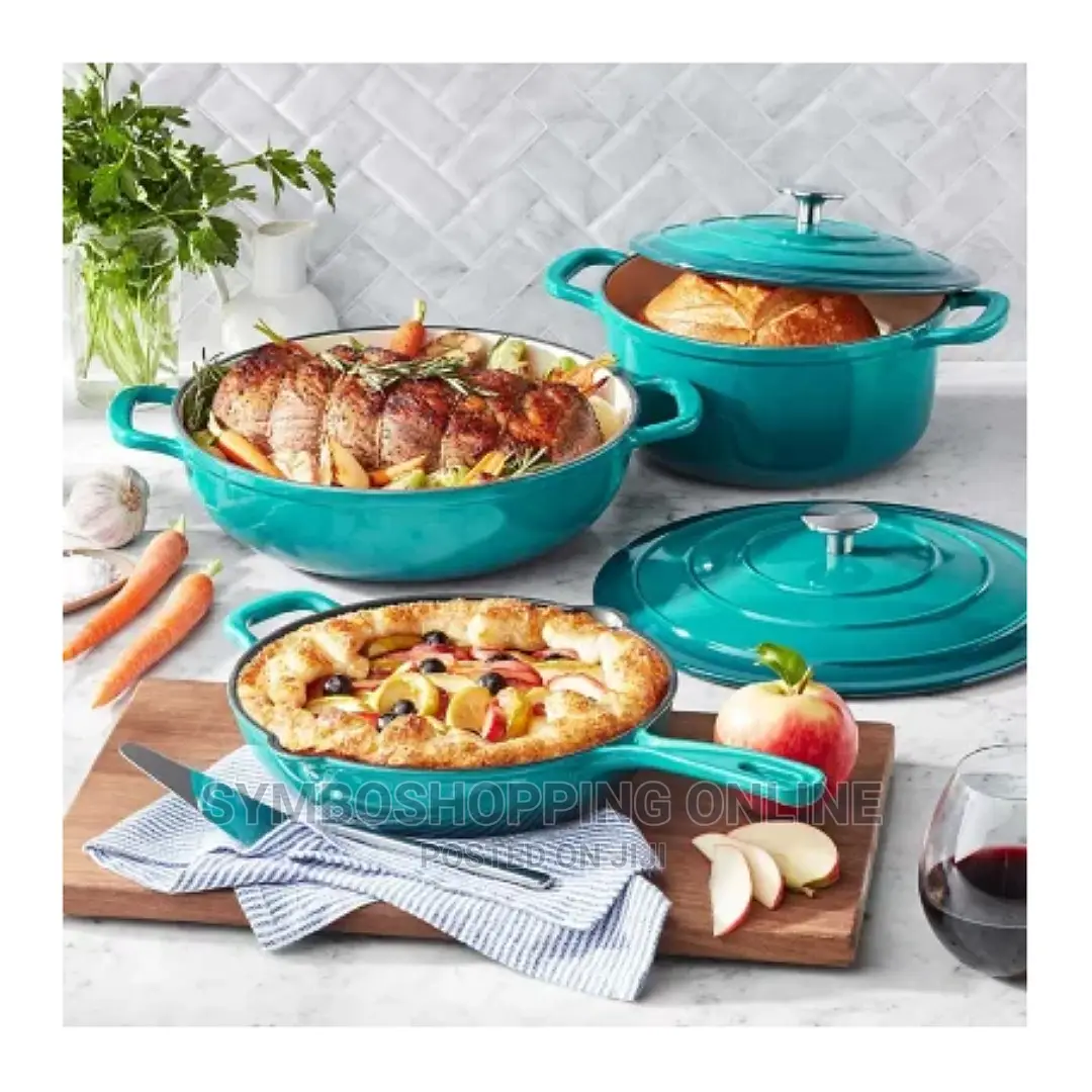 Member's Mark 2-Piece Enamel Cast Iron Skillet Set