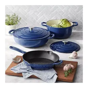Member's Mark 2-Piece Enamel Cast Iron Skillet Set