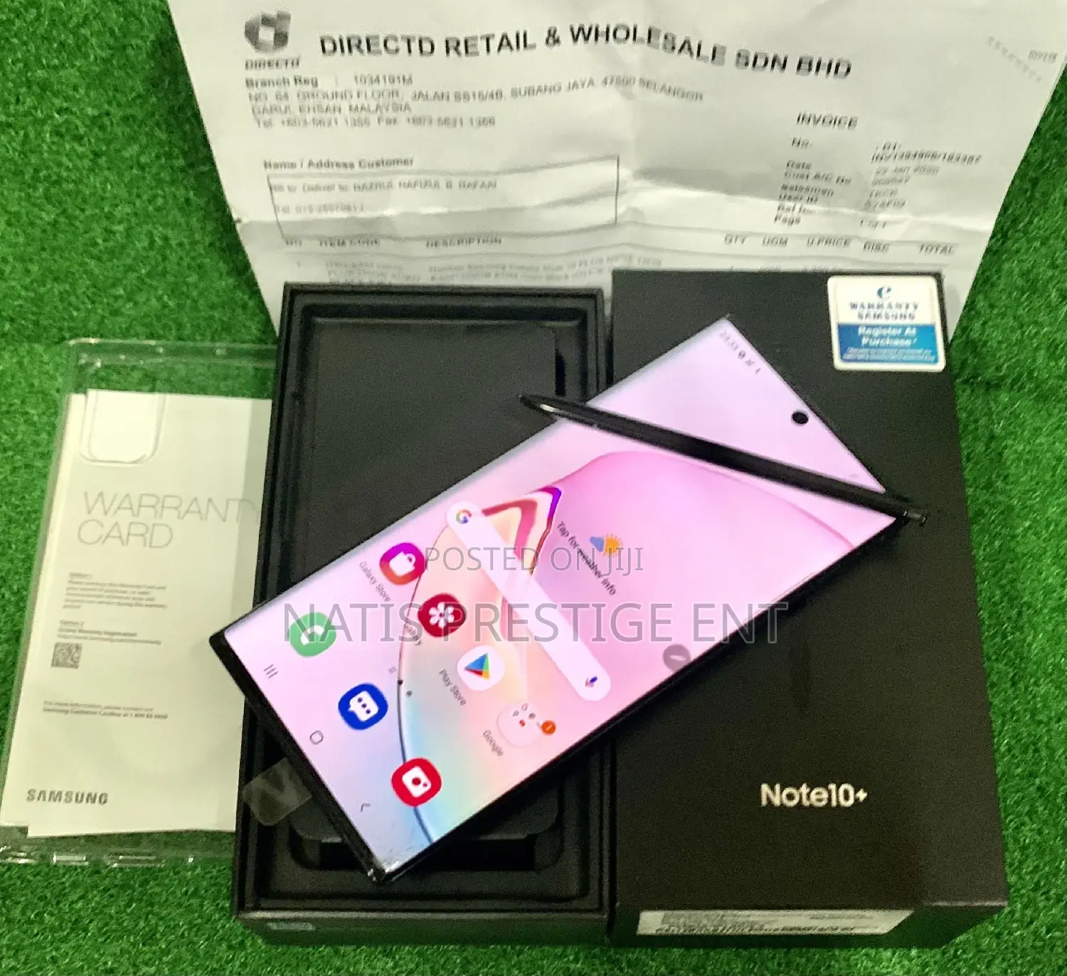 New Samsung Galaxy Note 10 Plus 256 GB Gold