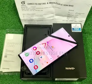 New Samsung Galaxy Note 10 Plus 256 GB Gold