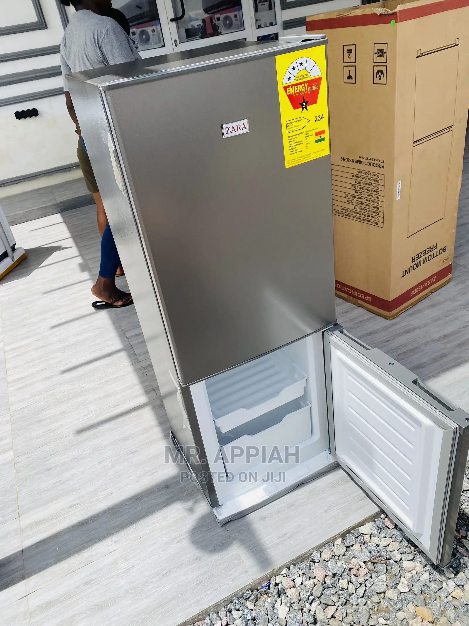 (180BF)High Quality Midea 118ltr Bottom Freezer Fridge 