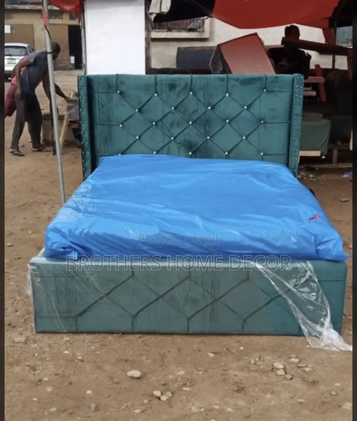 Double Mattress and Bedframe