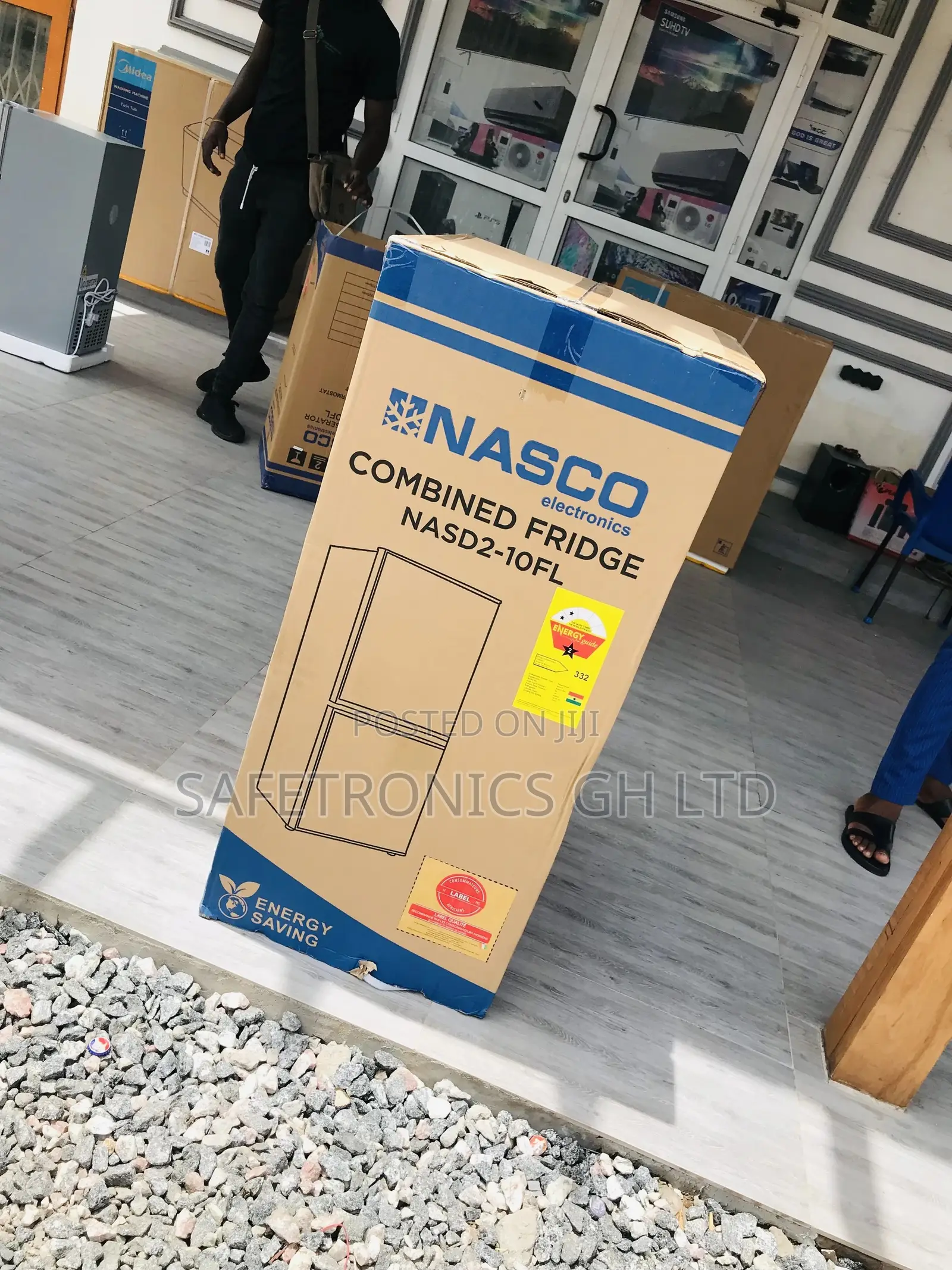 Perfect  Nasco Refrigerator NSAD2-10 Bottom Freezer 