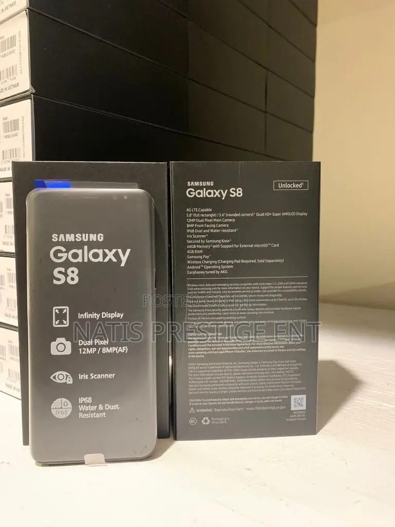 New Samsung Galaxy S8 64 GB Black
