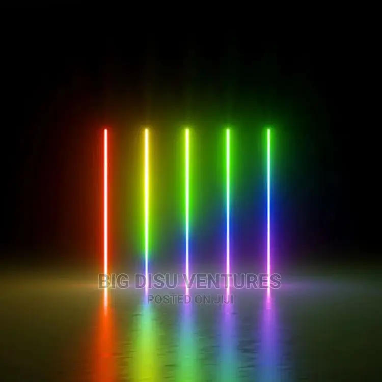 RGB Led Tube Light Floor Lamp(Smart Home Modern Light Stand)