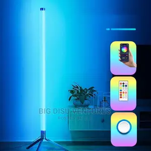 RGB Led Tube Light Floor Lamp(Smart Home Modern Light Stand)