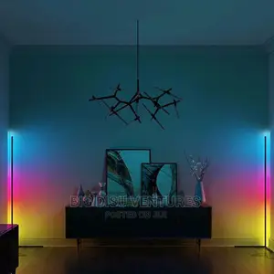 RGB Led Tube Light Floor Lamp(Smart Home Modern Light Stand)