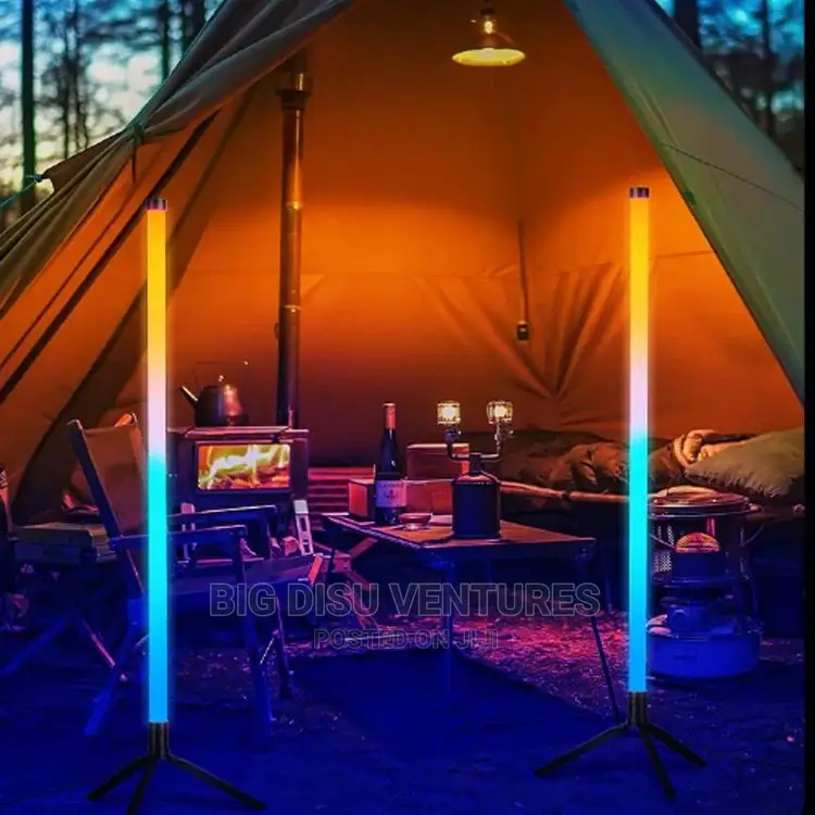 RGB Led Tube Light Floor Lamp(Smart Home Modern Light Stand)