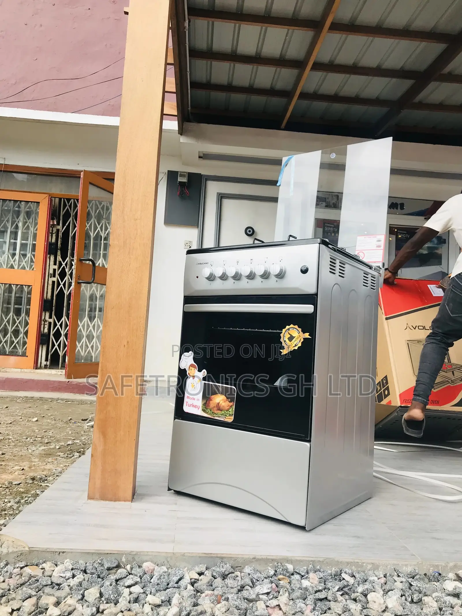2 Gas 2 Electric Volcano 4BURNER Oven
