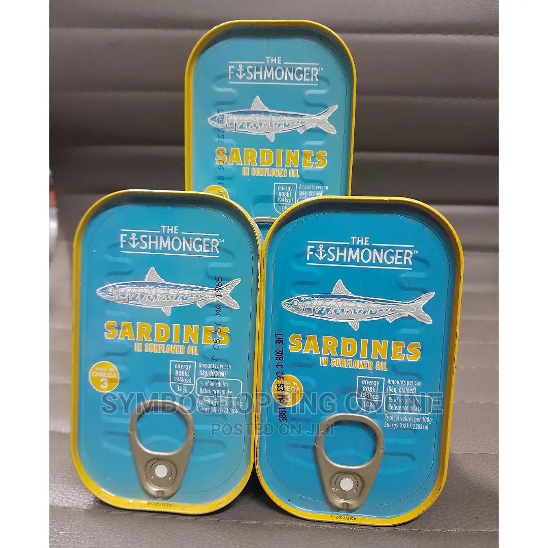 The Fishmonger Sardines in Sunflower Oil 125g (90g Drained)