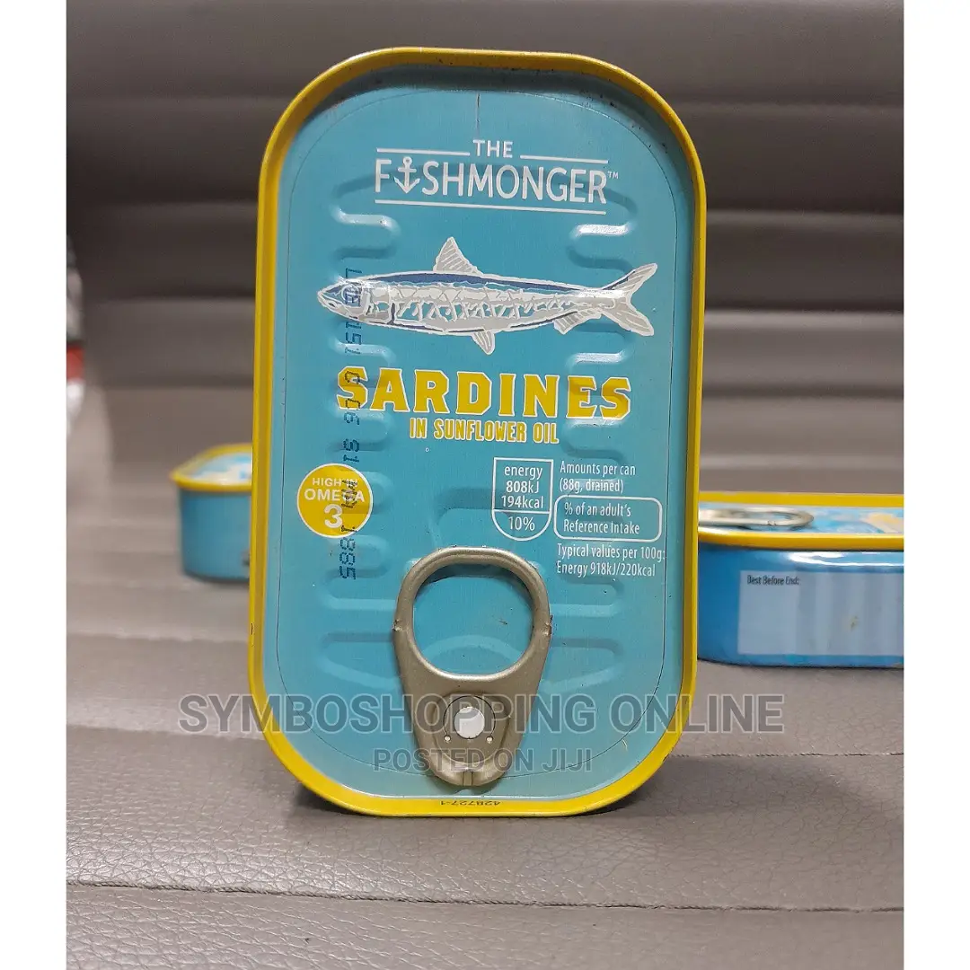 The Fishmonger Sardines in Sunflower Oil 125g (90g Drained)