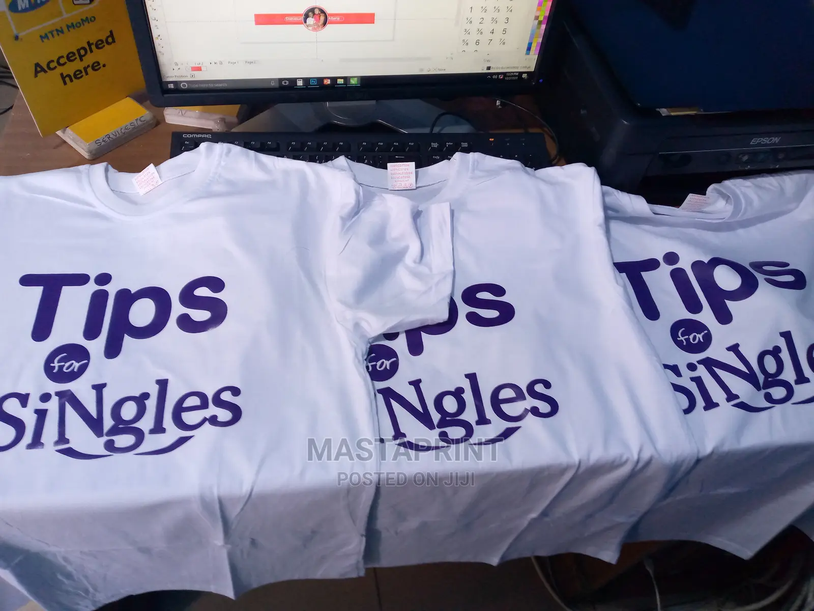 T-Shirt Screen Printing (Bulk Price)