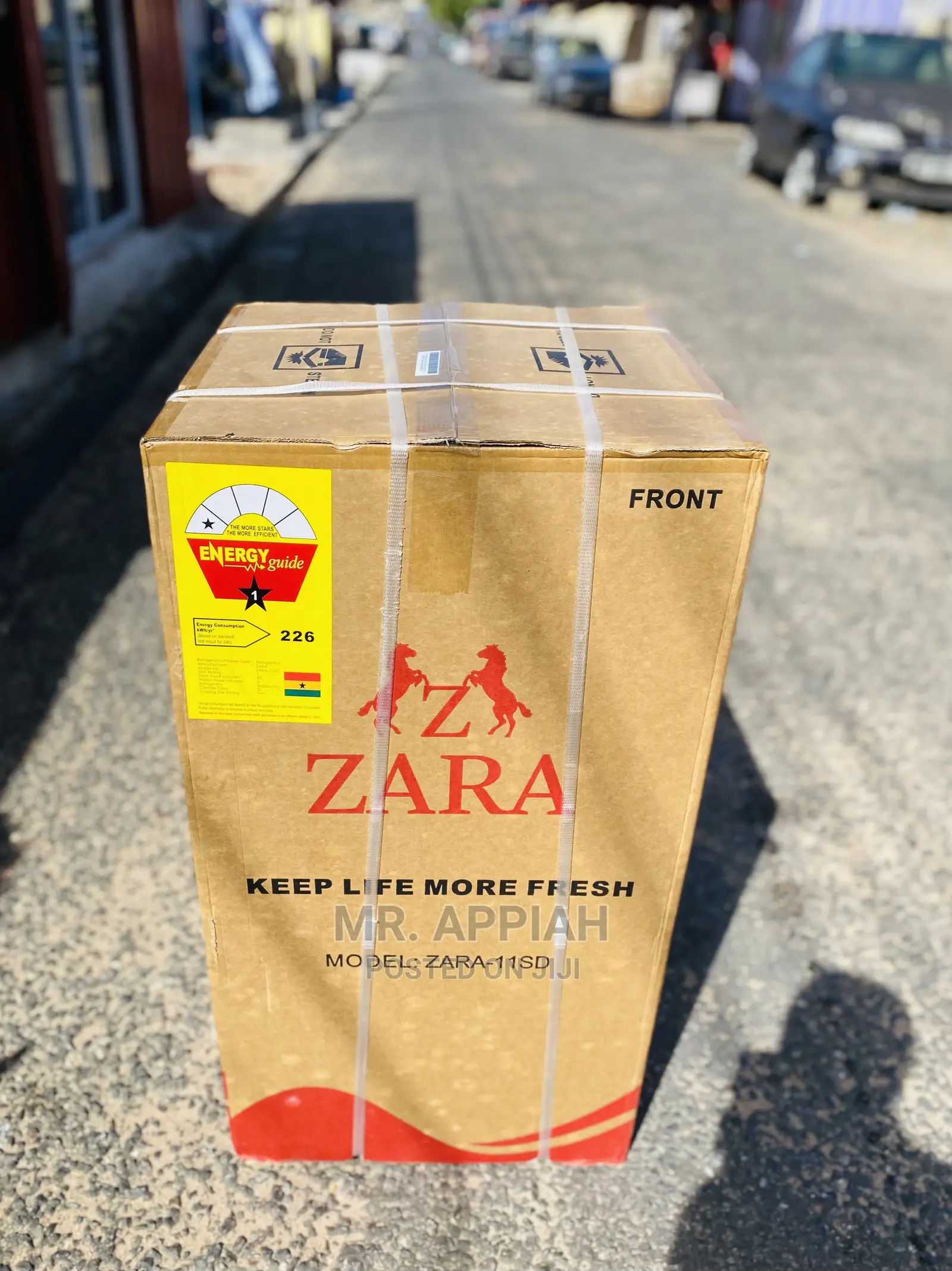 Zara Single Door Fridge With Lock and Key Zara1-11s