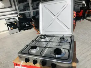 4 Gas Metallic Gray Burner  Volcano Stove