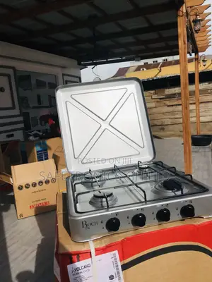 Volcano Easy Set Up 4 Gas Burner Table Top Stove 