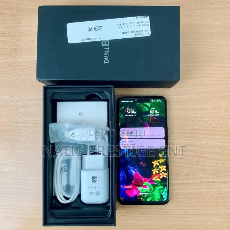 New LG G8 Thinq 128 GB Black
