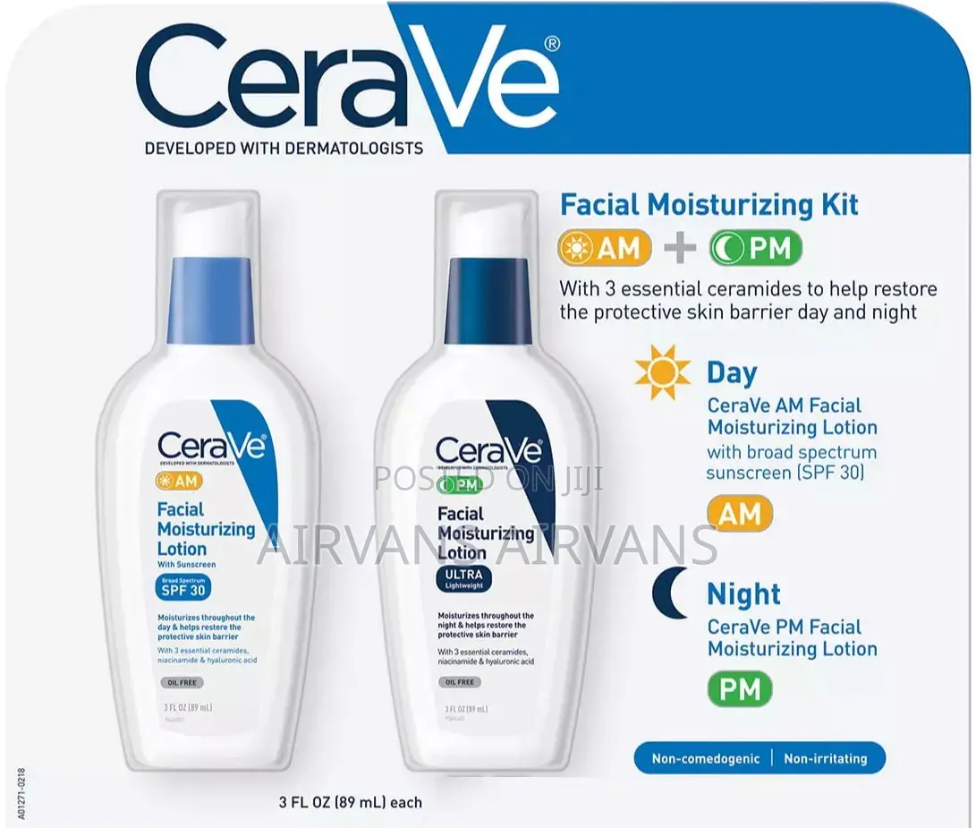 AM and PM Facial Moisturizing Lotions