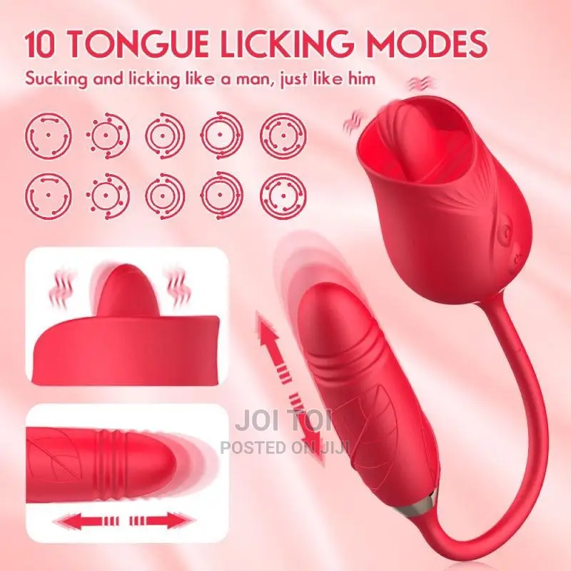 Rose Clit Licker / Thrusting Dildo