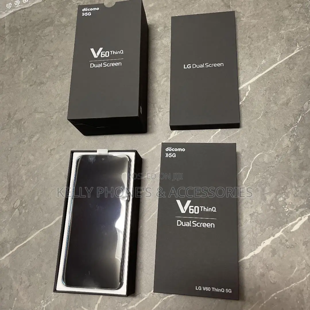 New LG V60 ThinQ 5G UW 128 GB Black