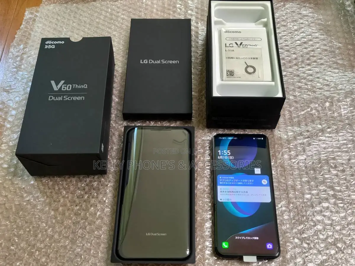 New LG V60 ThinQ 5G UW 128 GB Black