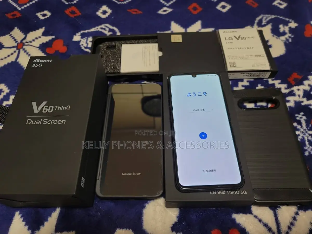 New LG V60 ThinQ 5G UW 128 GB Black