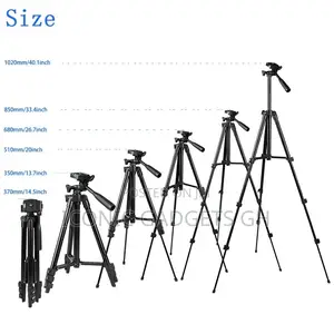 3.5 Ft Tripod Stand With Phone Holder