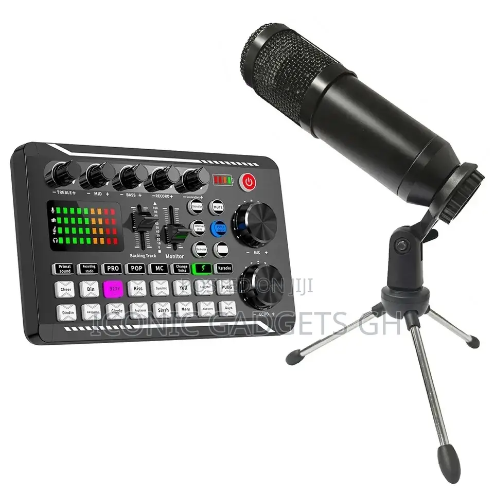 Portable Podcast Livestreaming Sound Card