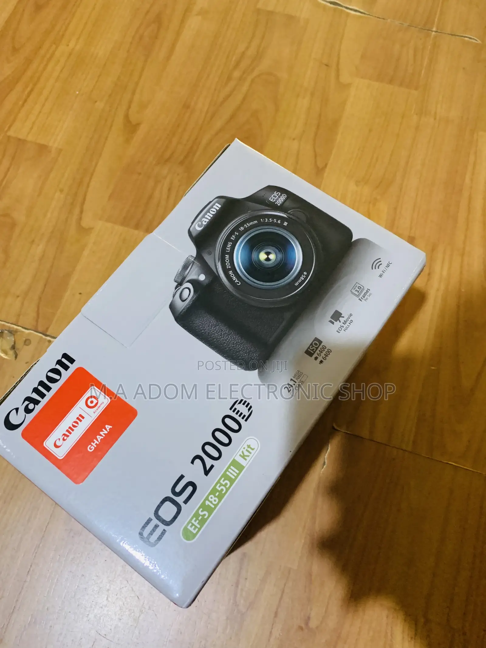 Nicely New Canon EOS 2000D DSLR Camera