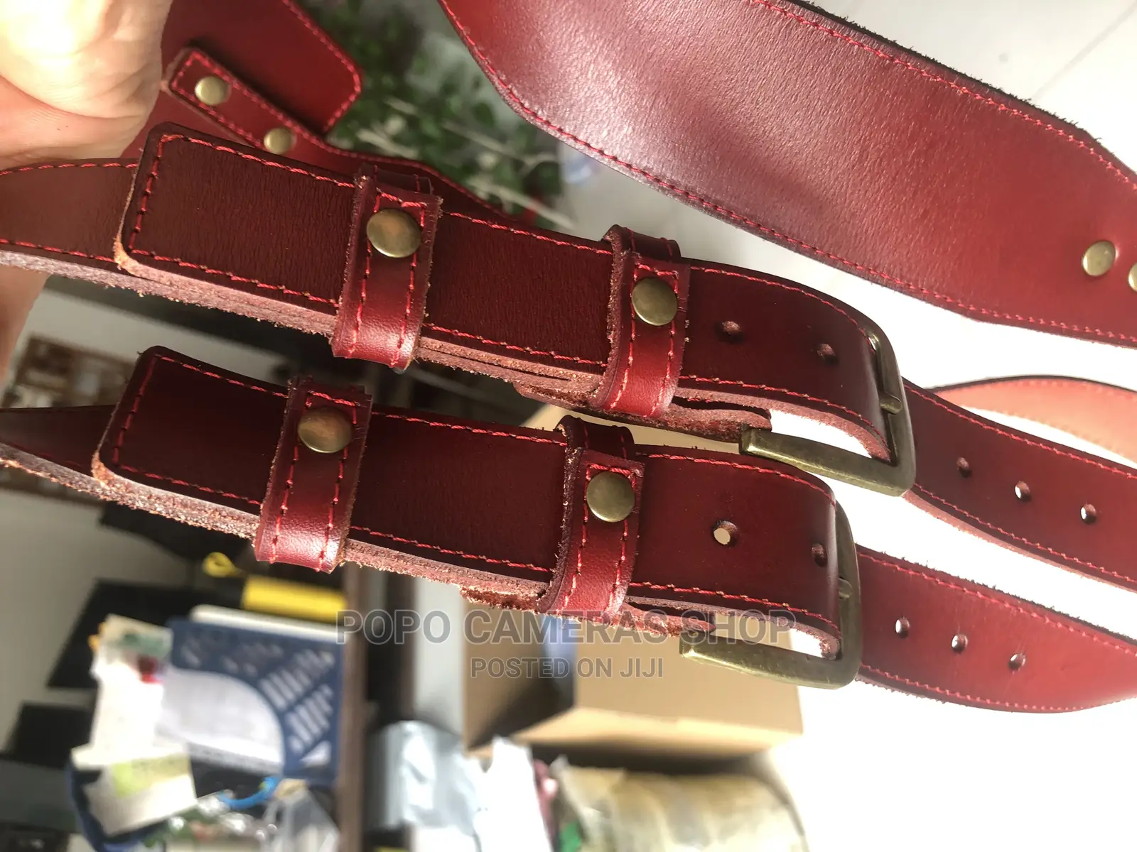 Authentic Leather Shoulder Straps