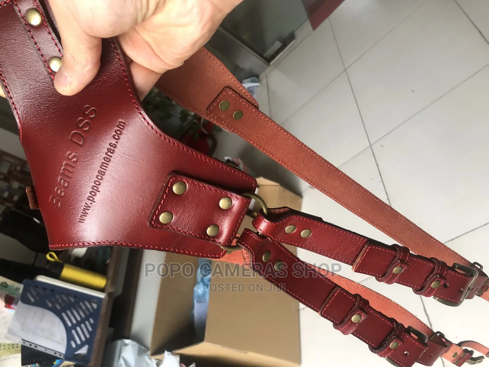 Authentic Leather Shoulder Straps