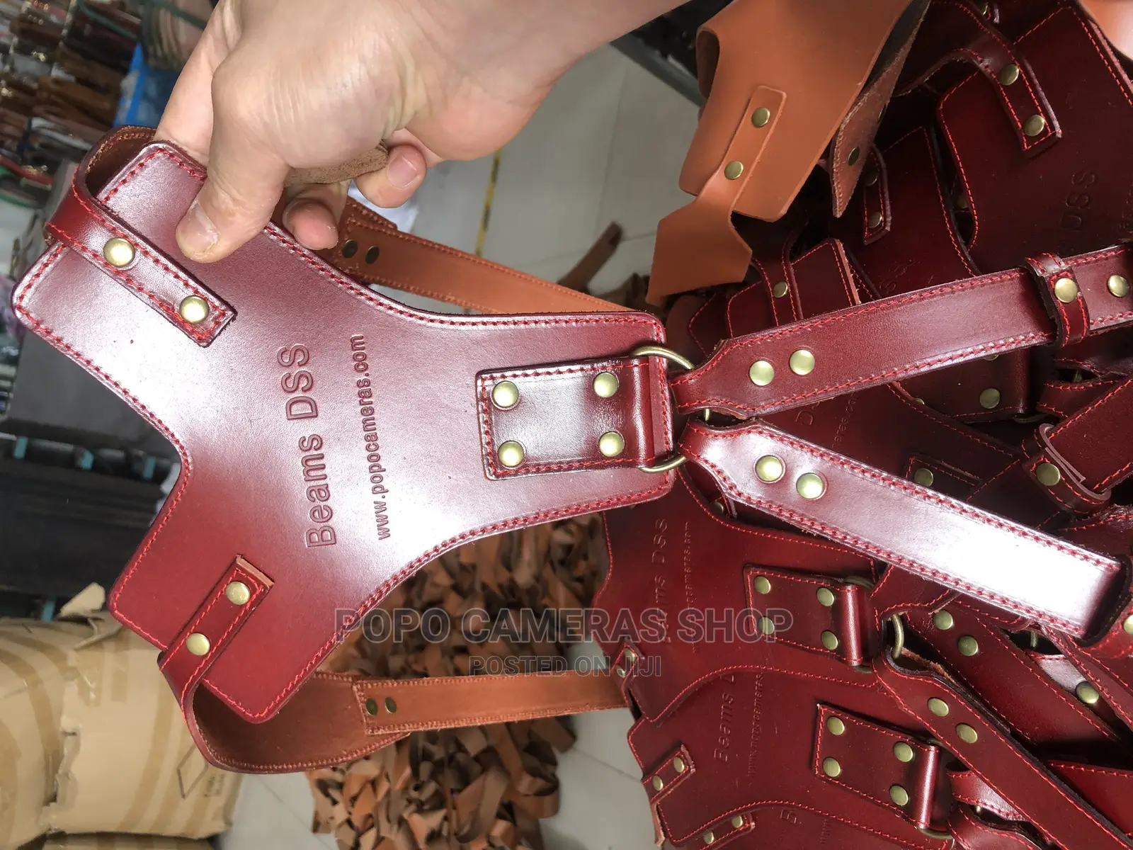 Authentic Leather Shoulder Straps