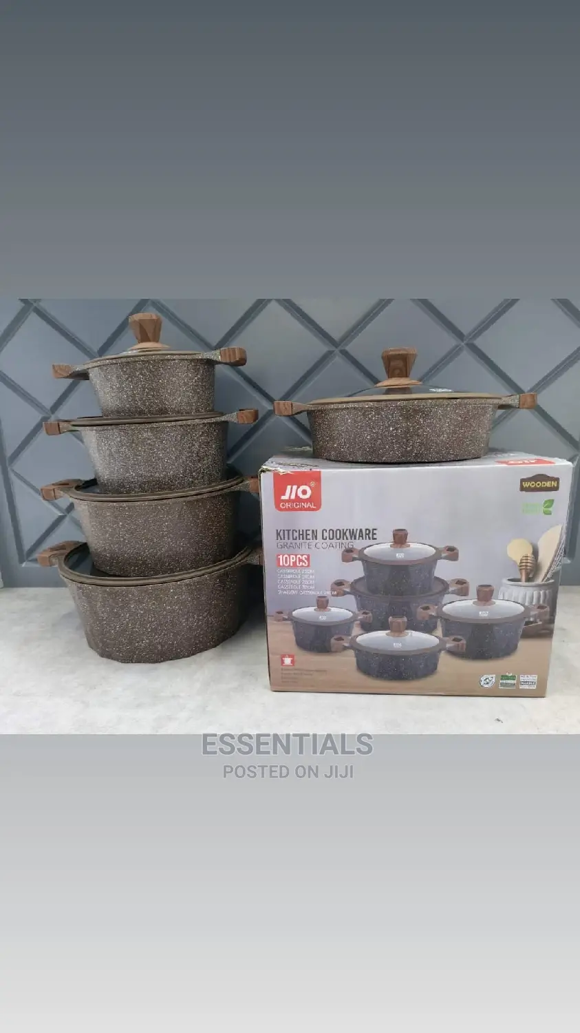 Jlo 10pcs Non-Stick Cookware