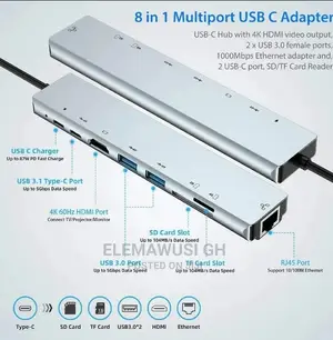 8in1 Type C Multifunctional Adapter