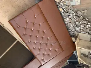 Brown Leather Bedframe