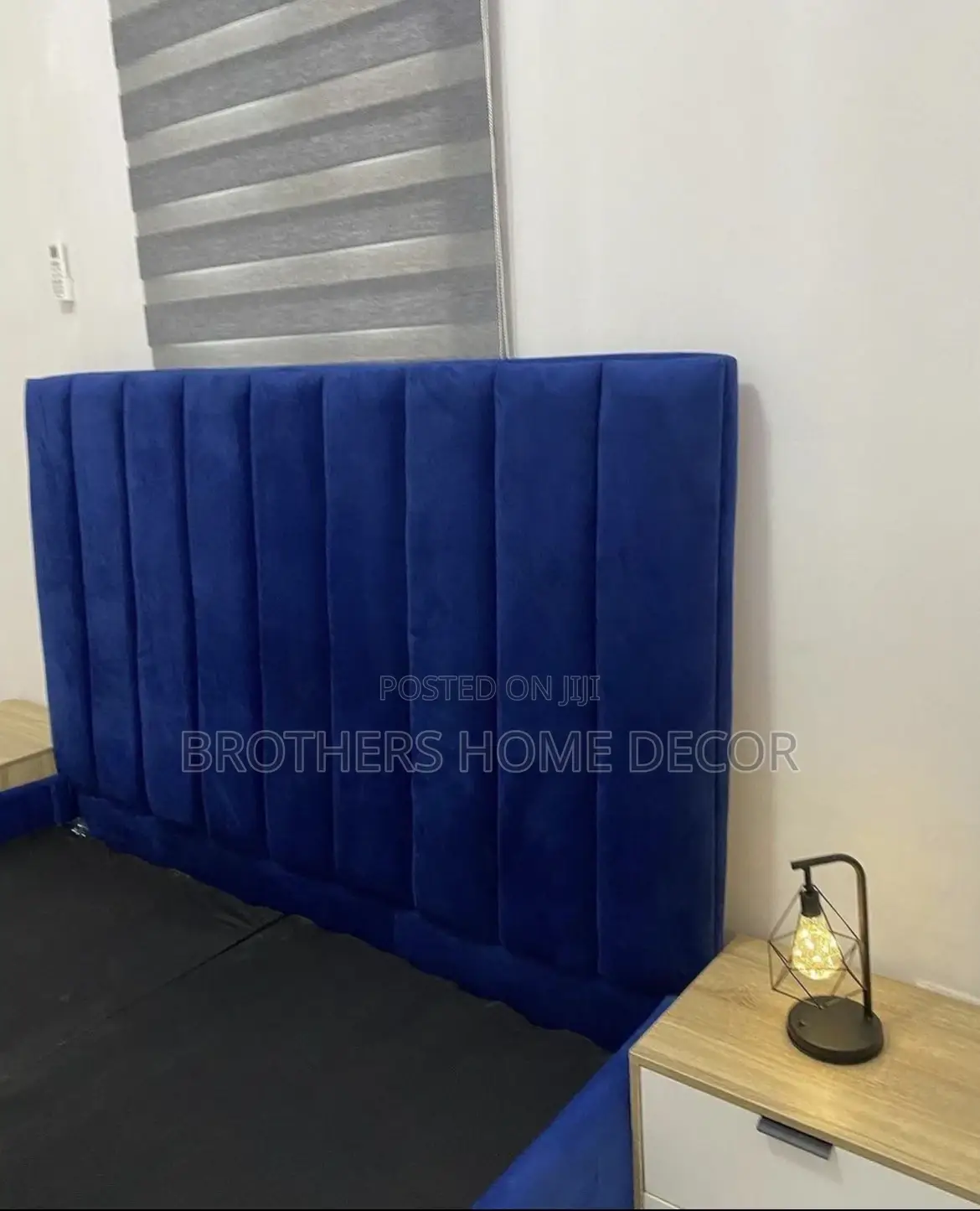 Blue Bedframe Design Foreign Dou Size 60x80