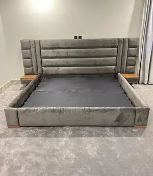 King Size Gray Bedframe