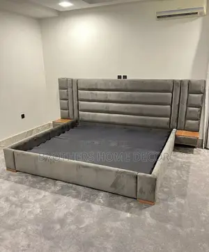 King Size Gray Bedframe