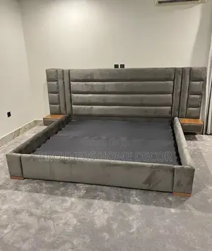 King Size Gray Bedframe