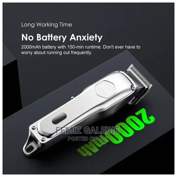 Oraimo Smart Clipper 2 - Silver Professional Hair Clipper