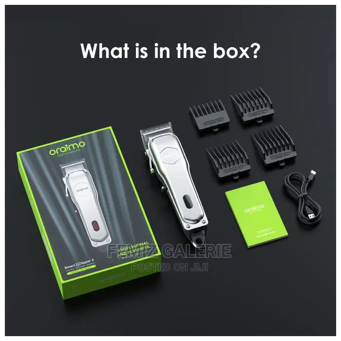 Oraimo Smart Clipper 2 - Silver Professional Hair Clipper