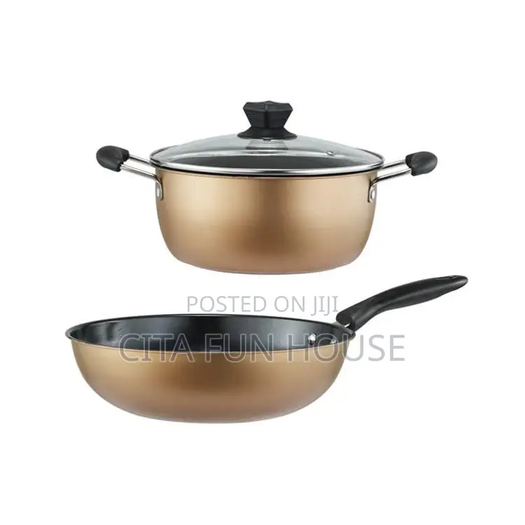 3pcs Non Stick Stainless Steel Cookware