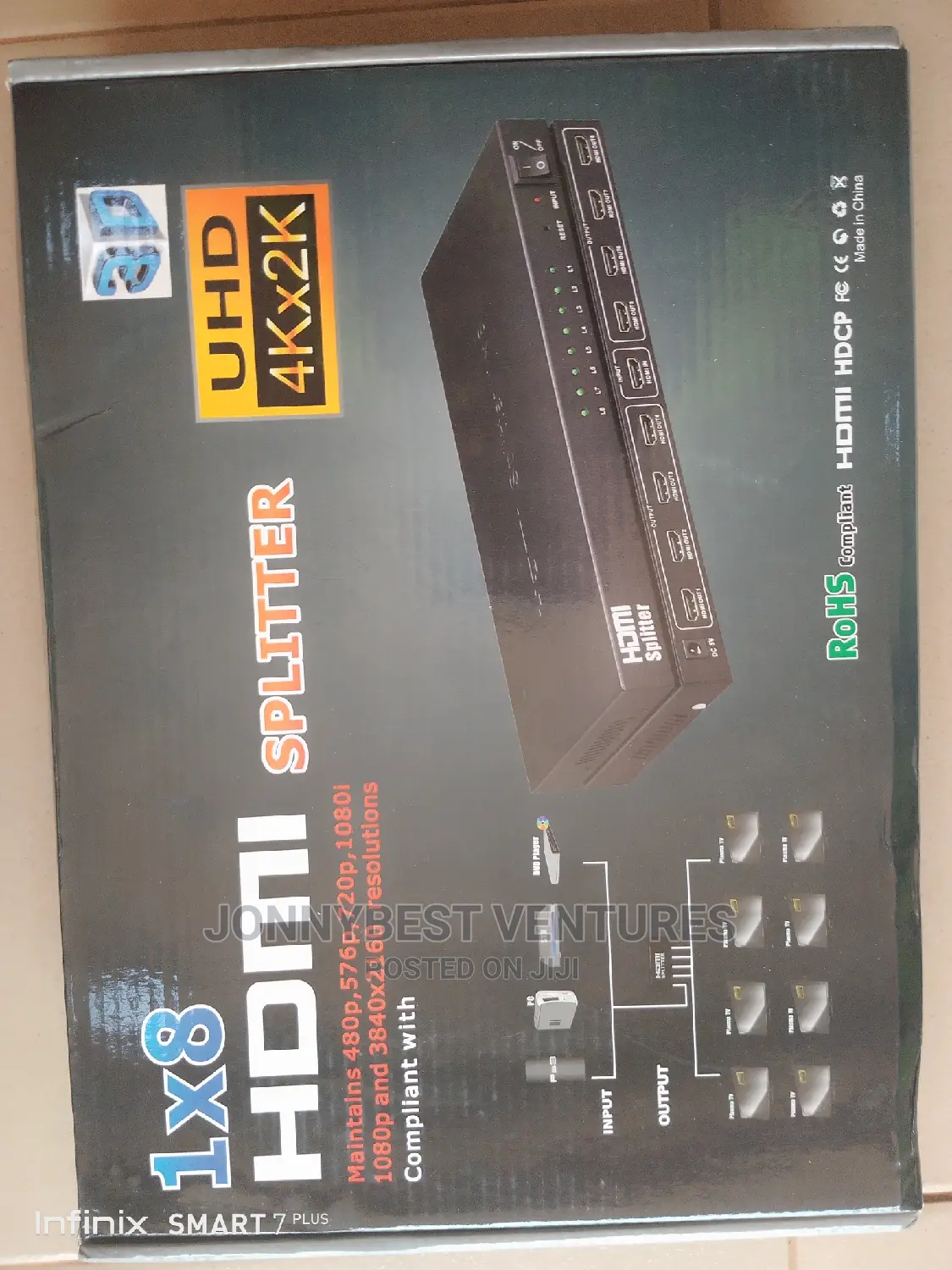 8 Port Hdmi Splitters