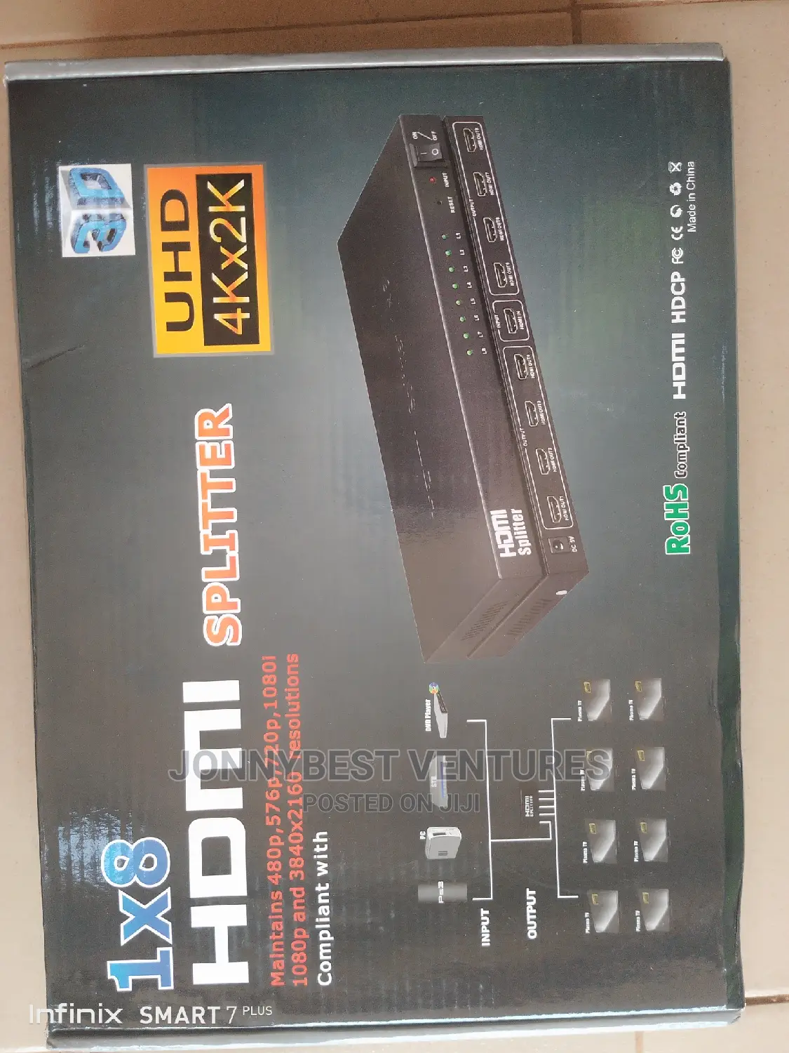 8 Port Hdmi Splitters