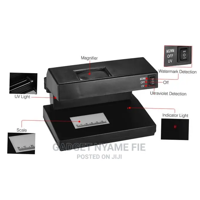 Portable Desktop Counterfeit Bill / Money Detector
