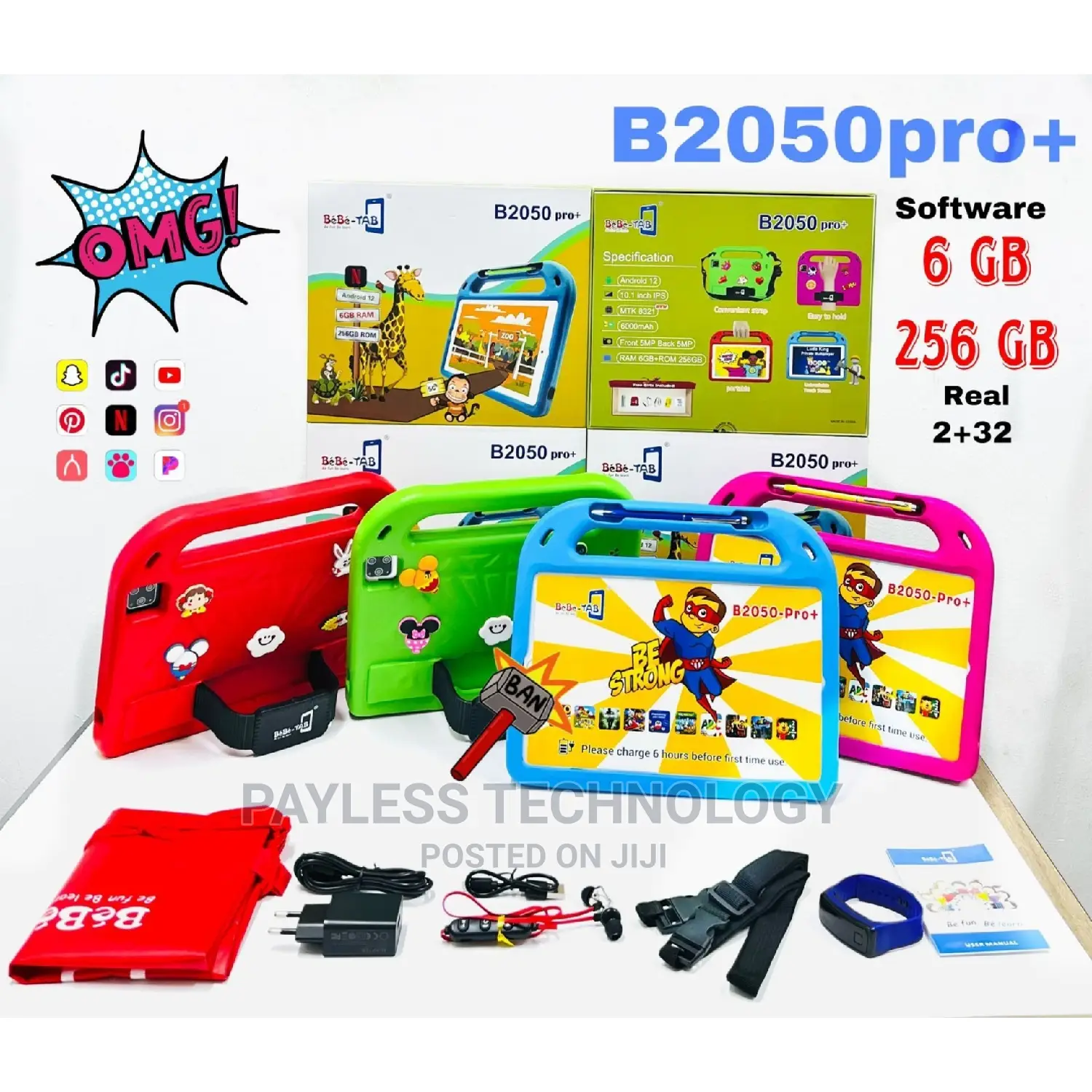 New Bebe B2050 Pro+ 256 GB
