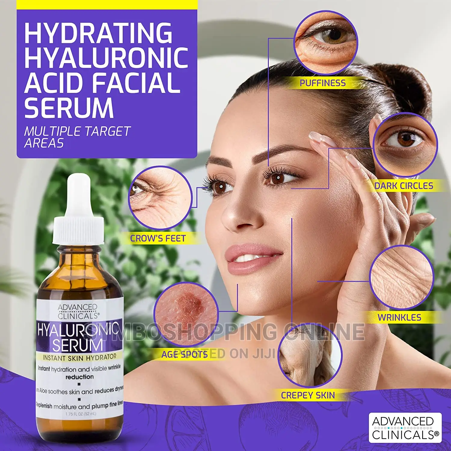 Advanced Clinicals Advanced Clinicals Hyaluronic Serum