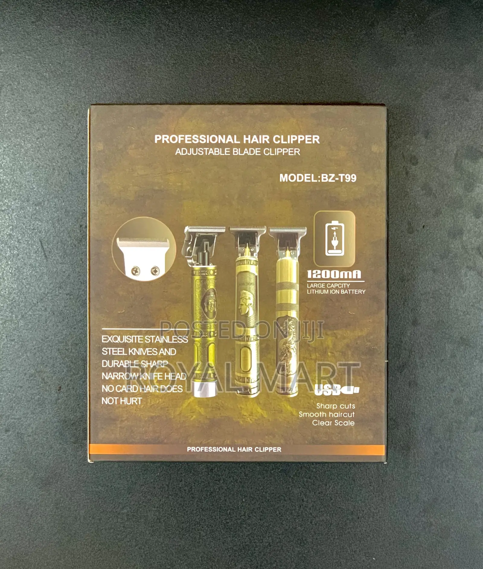 Rechargeable T Blade Clipper