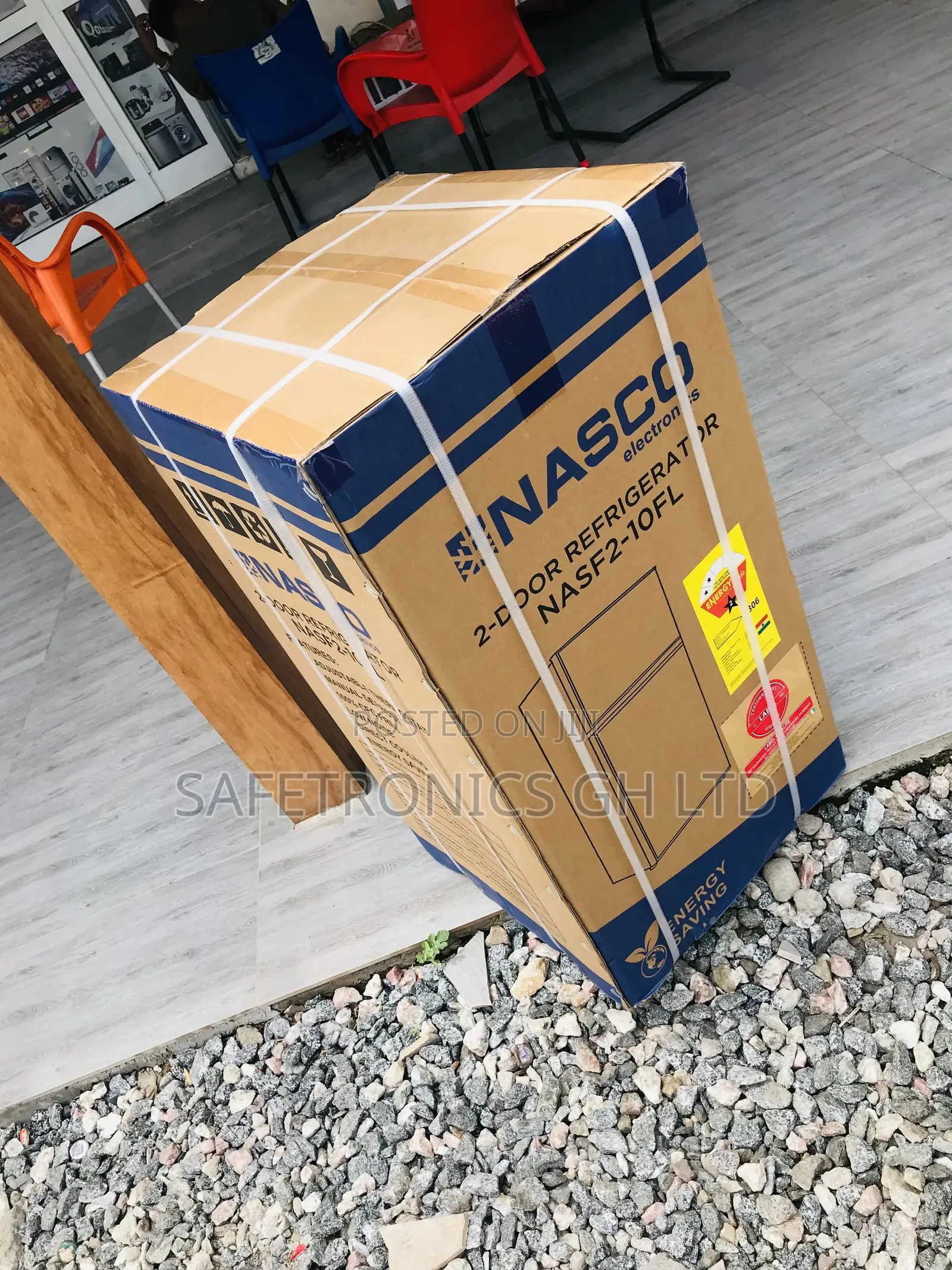 6 Shelves Double Door Nasf2-10 Nasco 85ltrs Fridge